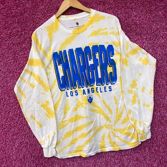 NFL Franchise AFC West Los Angeles Chargers Tie-Dye Long Sleeve Medium - Picture 3 of 4